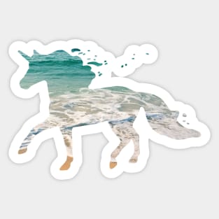 Water Horse Spirit Unicorn Sea Ocean Nokk Sticker